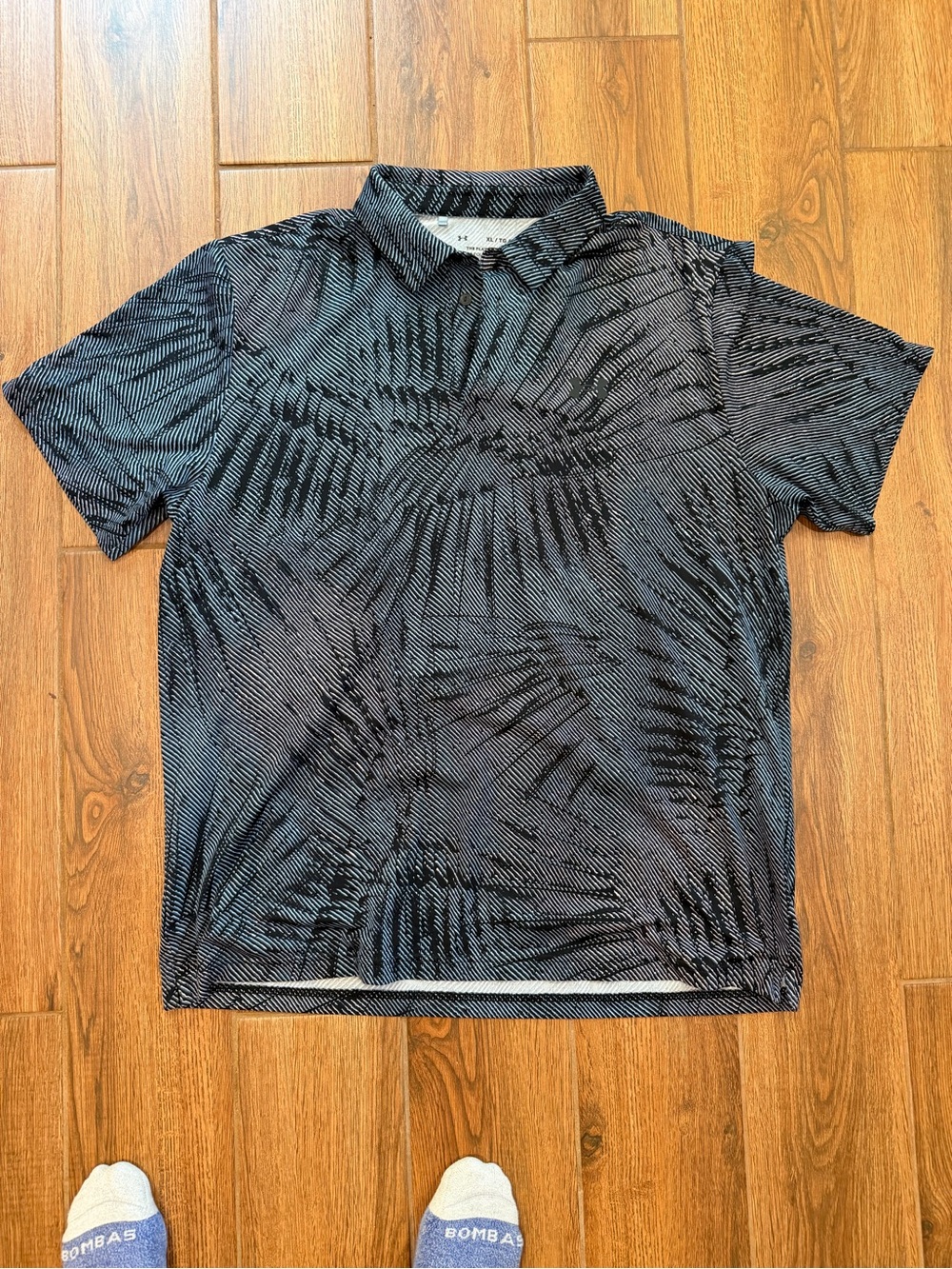 Under Armour Black Graphic Short Sleeve playoff Polo / men’s xl